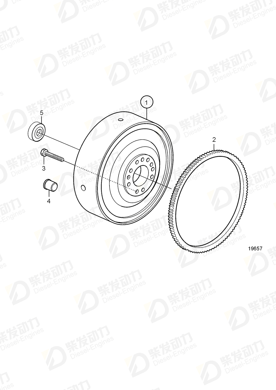 volvo penta Ball bearing 866412 Drawing volvo penta Ball bearing 866412 Drawing